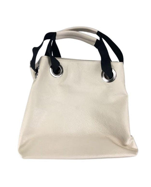 leather shopper